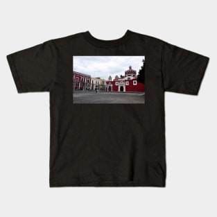 Place de Puebla, Mexique Kids T-Shirt